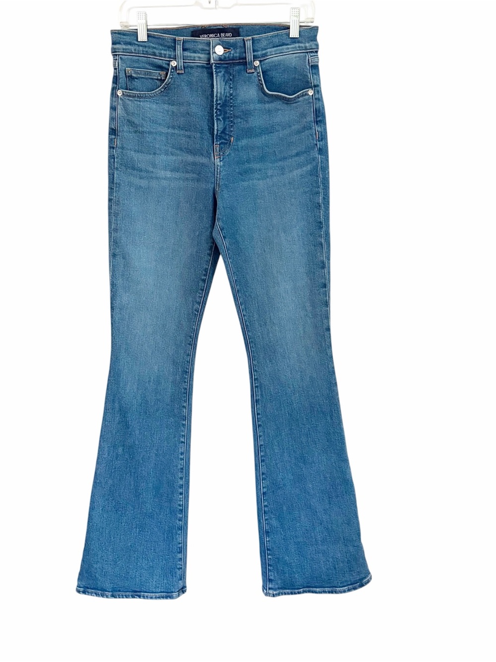 Veronica Beard Beverly Skinny Flare High-Rise Flare Jeans 29